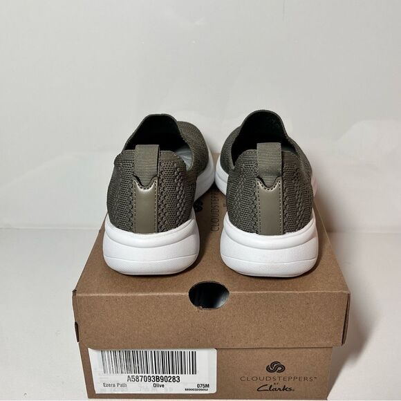 Clarks Cloudsteppers Ezera Path Perforated Knit Slip-Ons - Picture 6 of 7